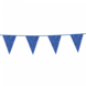 WeFiesta Blue Glitter Flag Garland 20x30cm | 6 meters