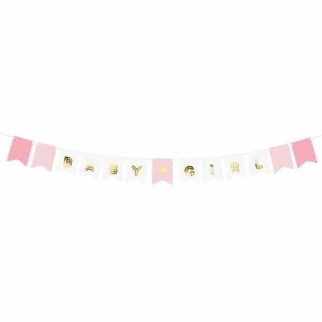 Guirlande de lettres de luxe pour bébé fille | 175 cm