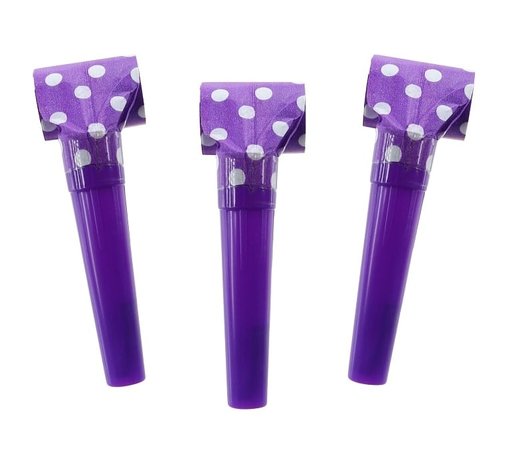 Lila gerollte Zungen mit Punkten | 100 Stück Lila gerollte Zungen mit Punkten | 100 Stück