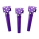 Langues roulées violettes à pois | 100 pièces