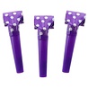 Langues roulées violettes à pois | 100 pièces