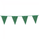 WeFiesta Green Glitter Flag Garland 20x30cm | 6 meters