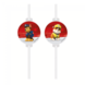 Procos Party Paw Patrol Ready for Action Straws 22cm | 4 pieces