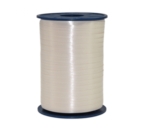 WeFiesta Elfenbeinfarbenes Band | 500 m x 5 mm