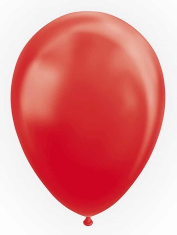 Metallic-rote Luftballons, 30 cm | 25 Stück