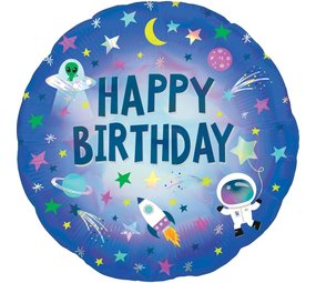 Ballon en aluminium pour voyage spatial | 45 cm