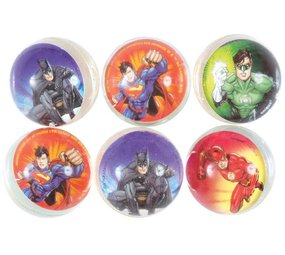 Unique Party Justice League Bouncing Balls 30mm | 6 pieces