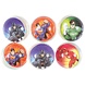 Unique Party Justice League Bouncing Balls 30mm | 6 pieces