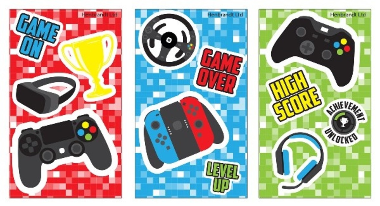 Henbrandt Gamer Notitieboekje 5,5x9cm | 12 stuks Henbrandt Gamer Notitieboekje 5,5x9cm | 12 stuks