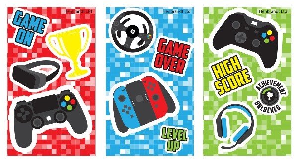 Henbrandt Gamer Notitieboekje 5,5x9cm | 12 stuks Henbrandt Gamer Notitieboekje 5,5x9cm | 12 stuks