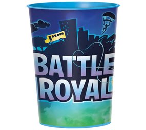 Amscan Fortnite Battle Royal traktatiebeker 473ml | per stuk Amscan Fortnite Battle Royal traktatiebeker 473ml | per stuk