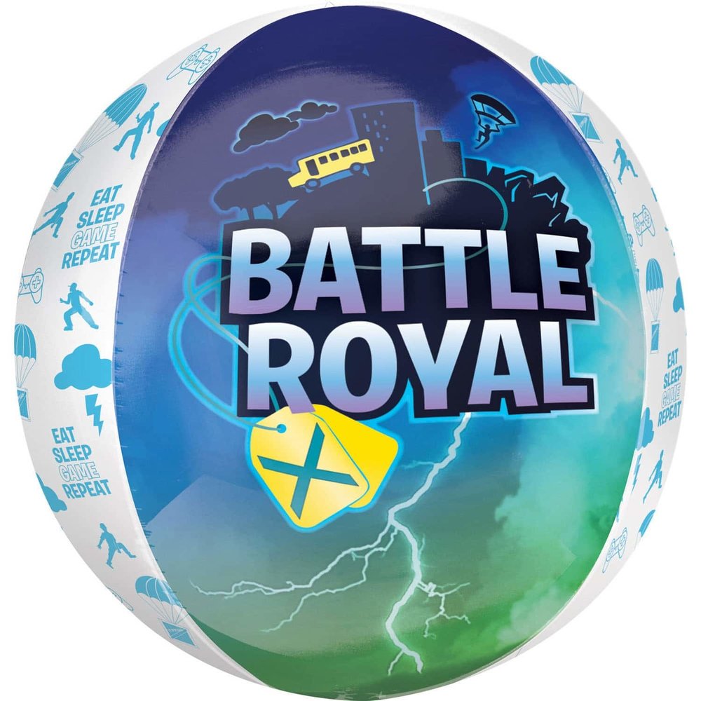 Ballon métallisé Orbz Fortnite Battle Royale | à l'unité