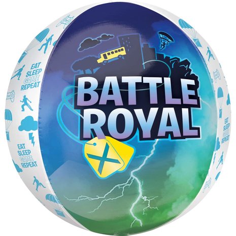 Fortnite Battle Royal Orbz folie ballon | per stuk Fortnite Battle Royal Orbz folie ballon | per stuk