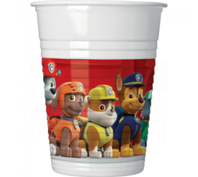 Procos Party Paw Patrol Einsatzbereite Becher 200 ml | 8 Stück