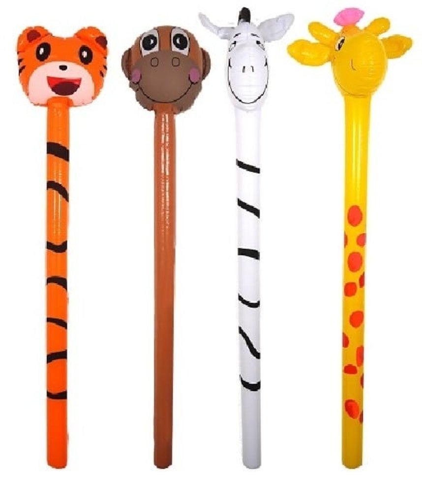 Henbrandt Opblaasbare Jungle Stick Zebra | per stuk Henbrandt Opblaasbare Jungle Stick Zebra | per stuk
