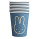 Haza - Witbaard Gobelets Miffy Baby bleus 250 ml | 8 pièces