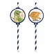 Riethmüller Pailles dinosaures joyeux 20 cm | 8 pièces