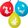 Boland Dinosaurier-Partyballons 25 cm | 6 Stück