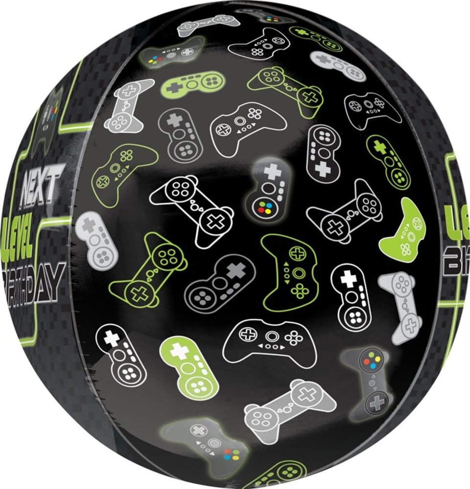 Game Controller Next Level Birthday Orbz Ballon 38cm | per stuk Game Controller Next Level Birthday Orbz Ballon 38cm | per stuk