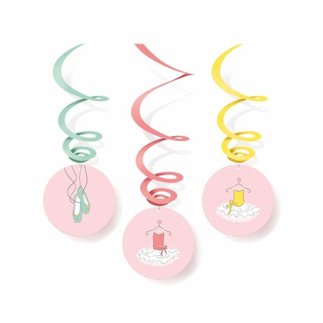 Riethmüller Decorative Swirl Ballerina Little Dancer | 6-piece