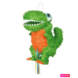 Unique Party Piñata à tirer 3D Dinosaure T-Rex 40x20x35cm | à l'unité
