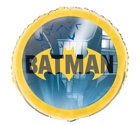 Unique Party Batman Folie Ballon 45cm | per stuk Unique Party Batman Folie Ballon 45cm | per stuk