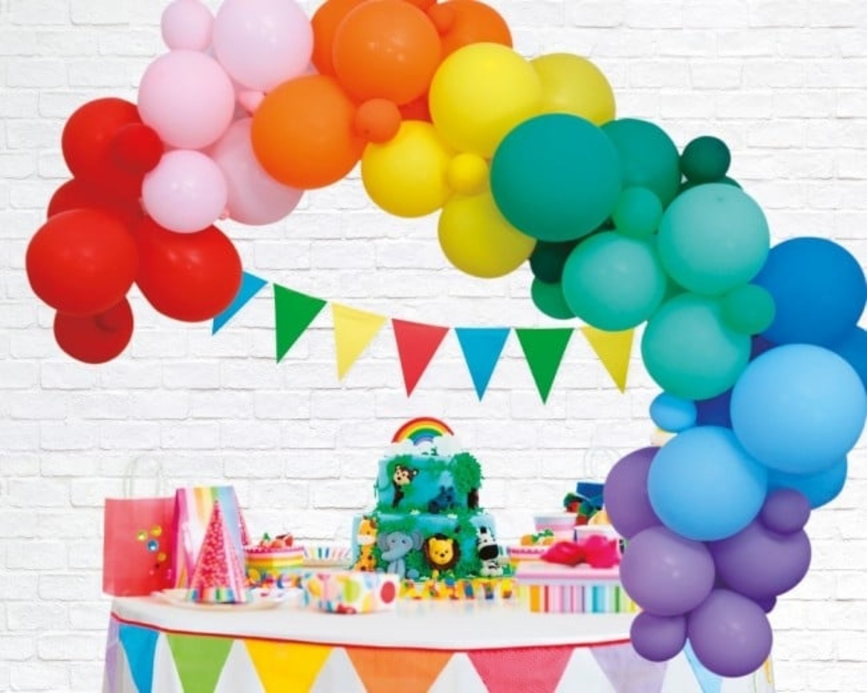 WeFiesta Rainbow Balloon Arch