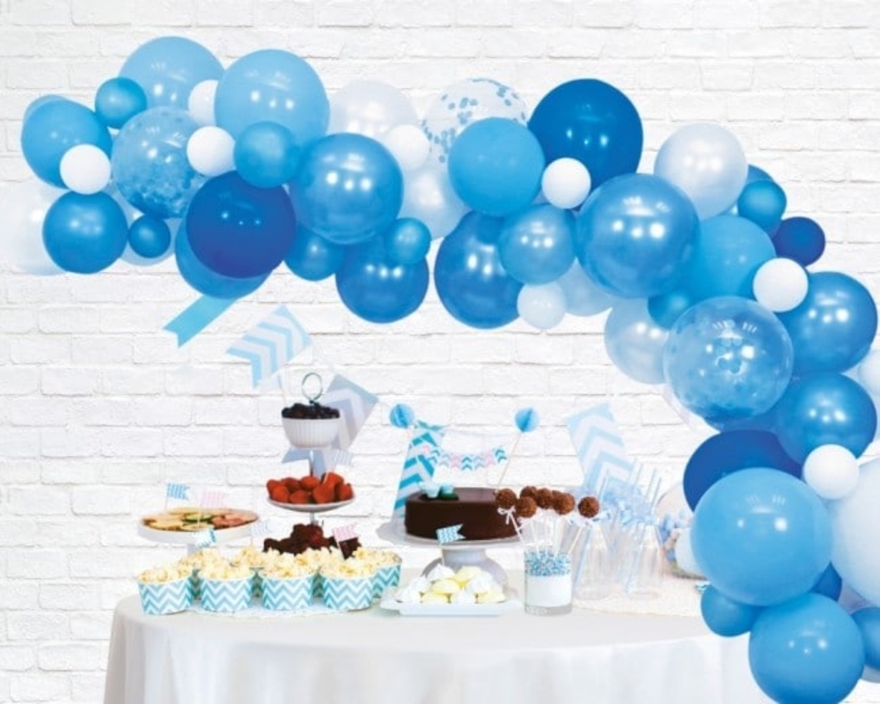 WeFiesta Arche de ballons bleus