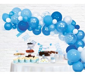 WeFiesta Arche de ballons bleus