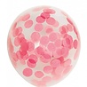 Licht Roze ballonnen met Confetti 30cm | 6 stuks Licht Roze ballonnen met Confetti 30cm | 6 stuks