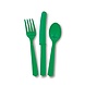 Unique Party Green Cutlery 18-piece
