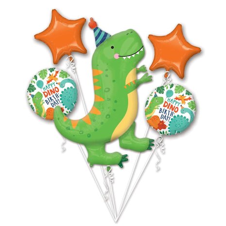 Riethmüller Heliumballonstrauß Dinosaurier Dino-Mite | Leer
