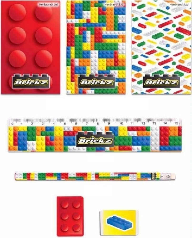 Henbrandt Ensemble d'écriture Lego 5 pièces | par pièce