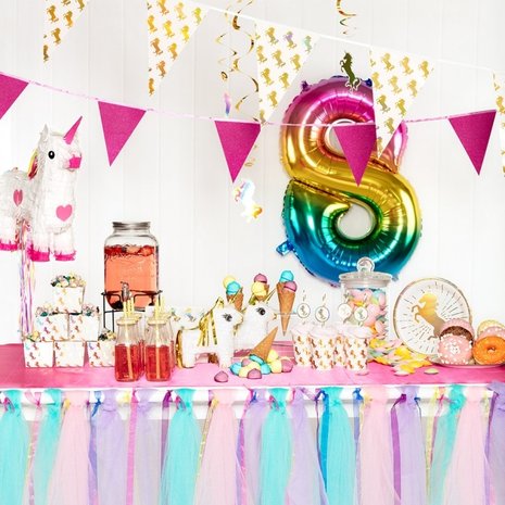 Boland Eenhoorn Mini Pinata 21x17x7cm | per stuk