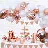 Rose gold balloon arch Rose gold balloon arch