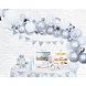 Silver Balloon Arch