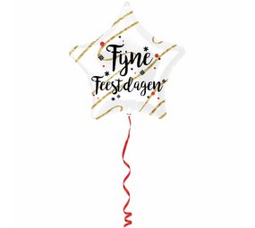 Folat Ballon à l'hélium « Joyeuses Fêtes » | 48 cm