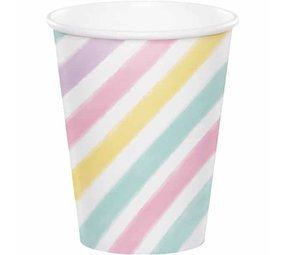 Creative Converting Gobelets Licorne Paillettes 266 ml | 8 pièces