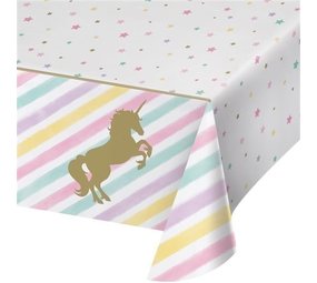 Creative Converting Nappe Licorne Paillettes 137 x 259 cm | à l'unité