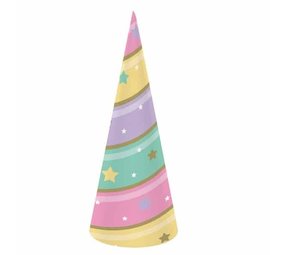 Creative Converting Unicorn Sparkle Feest Hoorn | 8 stuks Creative Converting Unicorn Sparkle Feest Hoorn | 8 stuks