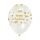 Creative Converting Ballons Licorne Paillettes 30 cm | 6 pièces