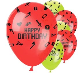 Creative Party Ballons de fête pour jeux vidéo 30 cm | 6 pièces