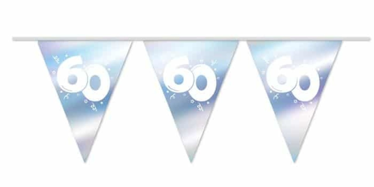 Guirlande de drapeaux en diamant du 60e anniversaire