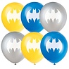 Unique Party Batman Balloons 30cm | 8 pieces Unique Party Batman Balloons 30cm | 8 pieces