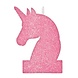 Glitter kaars Magical Unicorn | per stuk Glitter kaars Magical Unicorn | per stuk
