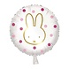 Haza - Witbaard Miffy Babyrosa Folienballon 45 cm | pro Stück