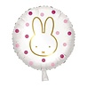 Haza - Witbaard Miffy Baby Pink Foil Balloon 45cm | per piece Haza - Witbaard Miffy Baby Pink Foil Balloon 45cm | per piece
