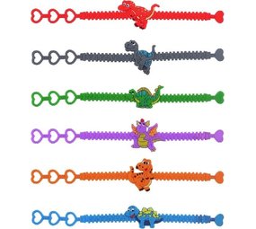 Henbrandt Dinosaurus Armbanden | 12 stuks Henbrandt Dinosaurus Armbanden | 12 stuks