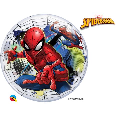 Qualatex Ballon Spiderman Bubbles 56 cm | à l'unité
