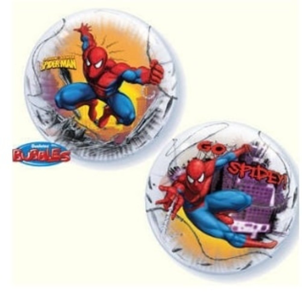 Qualatex Ballon Spiderman Bubbles 56 cm | à l'unité